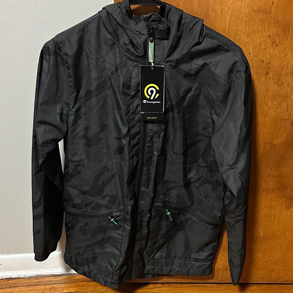 Champion big kids Camouflage Black Windbreaker